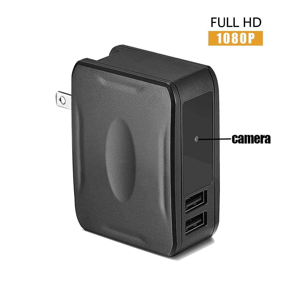 USB Wall Charger Hidden Camera 1080P 32GB Spy Camera Charger